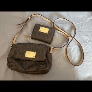 Michael Kors Crossbody Bag and Wallet